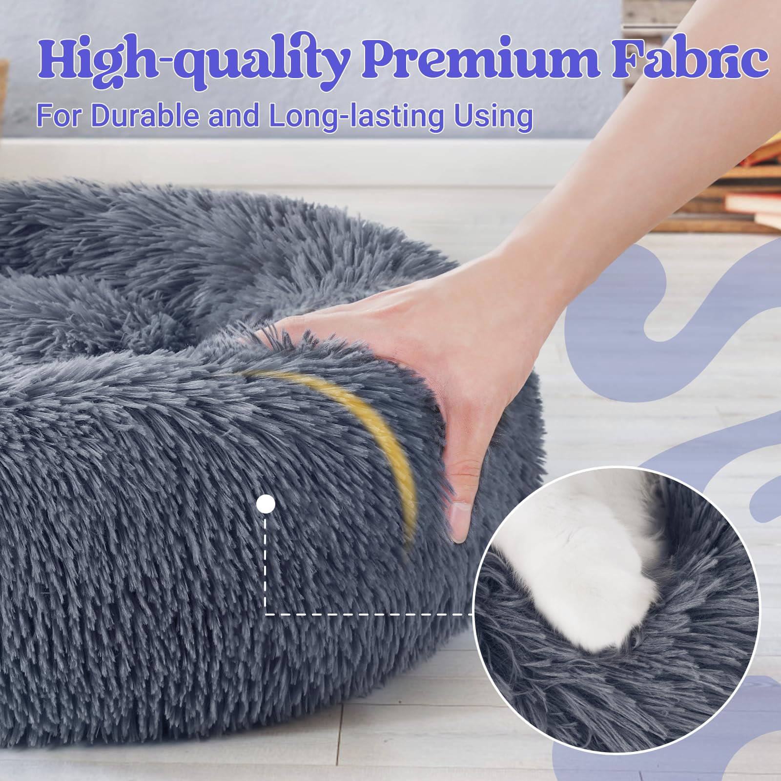 rabbitgoo cama tamaño mediano ideal para gatos medianos