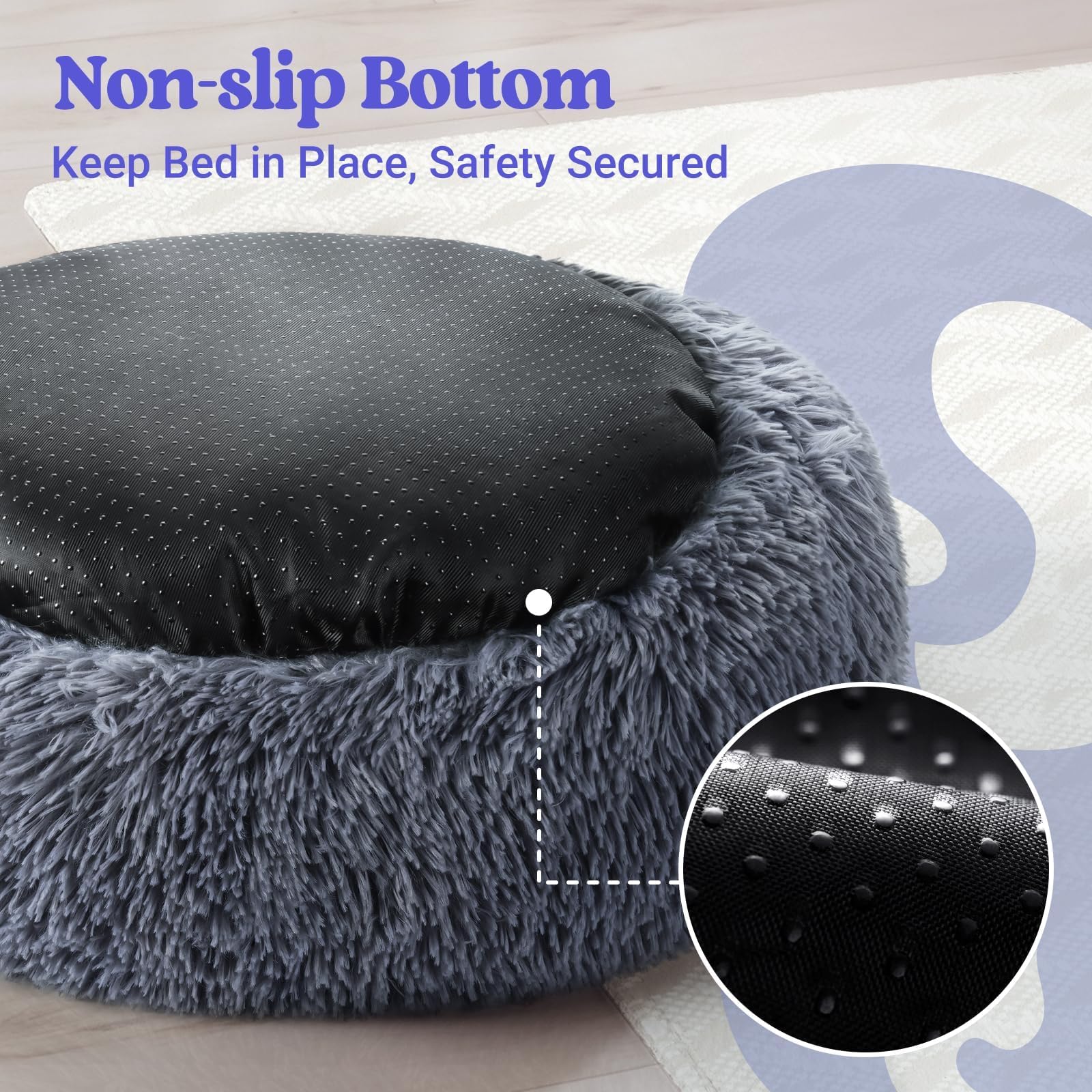 Relleno espeso de felpa en la cama Rabbitgoo para mayor confort