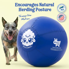 Bola Race&Herd resistente a mordidas para perros grandes