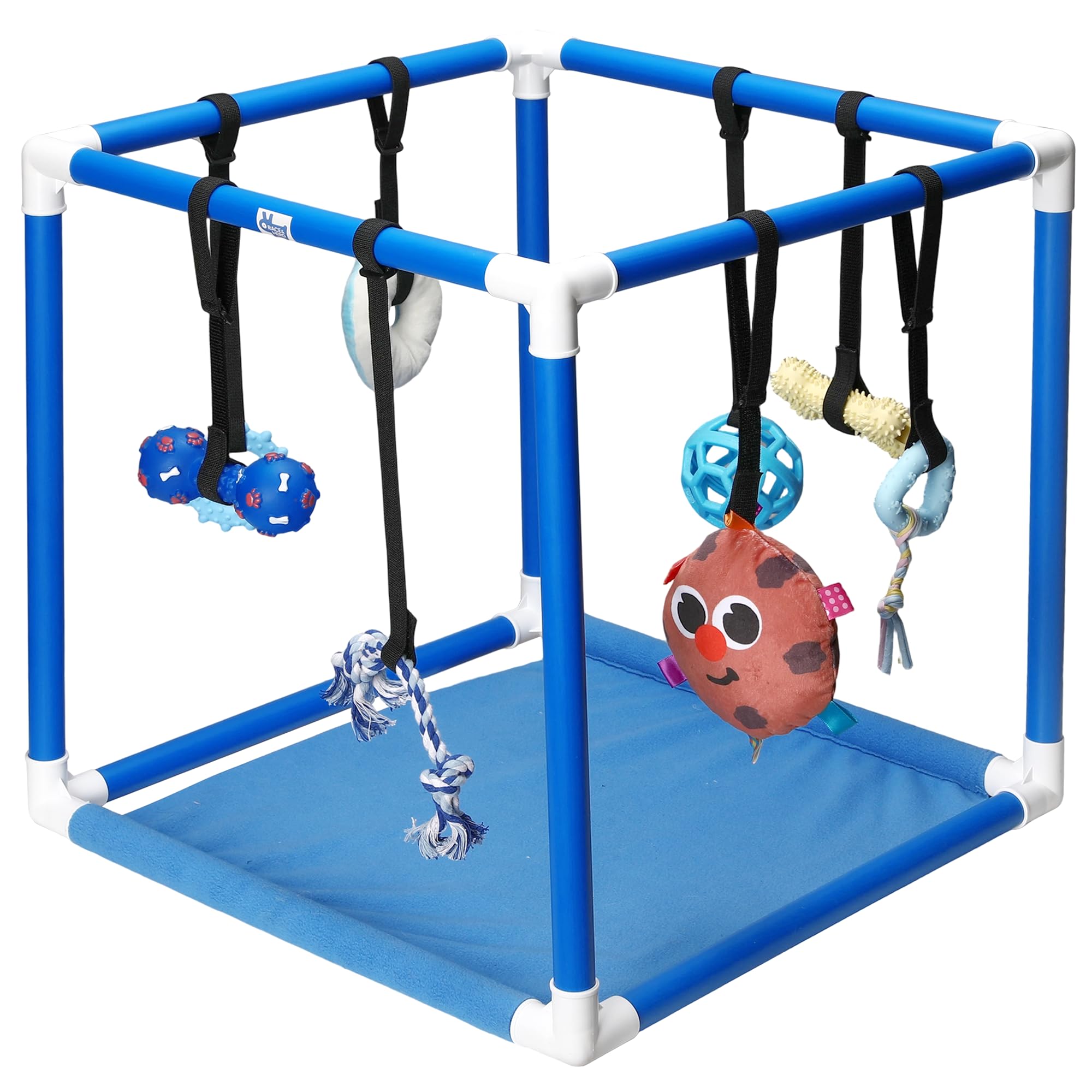 Race&Herd Puppy Play Gym: superficie lavable para limpieza rápida tras la sesión