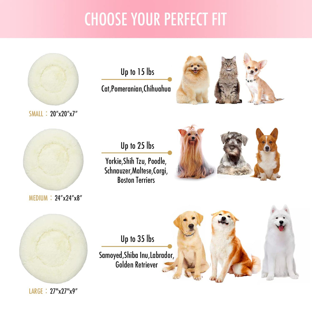 Tallas disponibles de 20, 24 y 27 pulgadas para diferentes tamaños