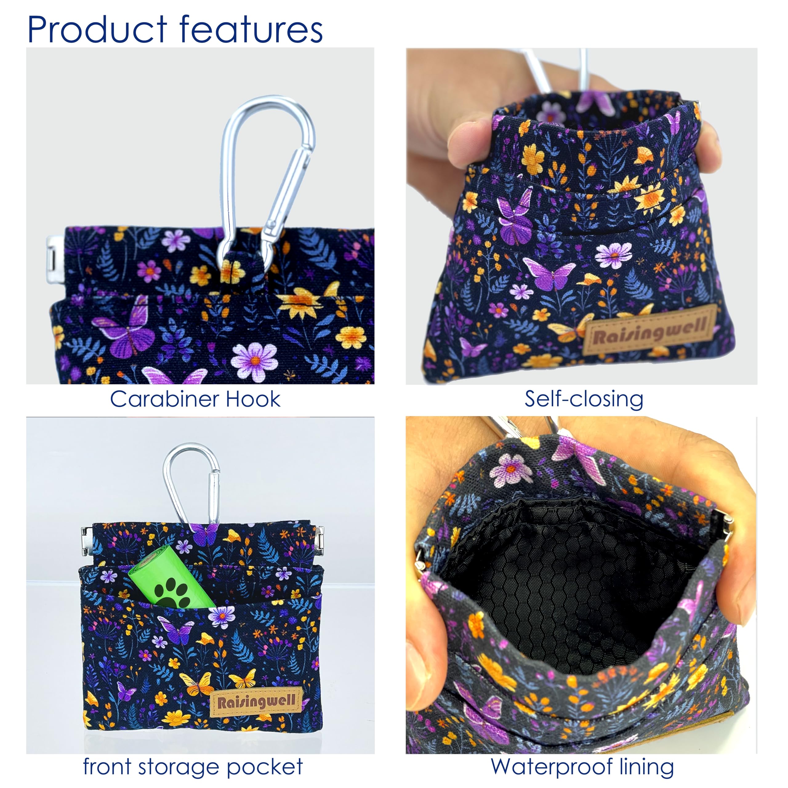 Raisingwell bolsa estampado floral añade color a cada salida.