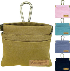 Raisingwell bolsa de entrenamiento para perros, tamaño bolsillo, fácil de llevar