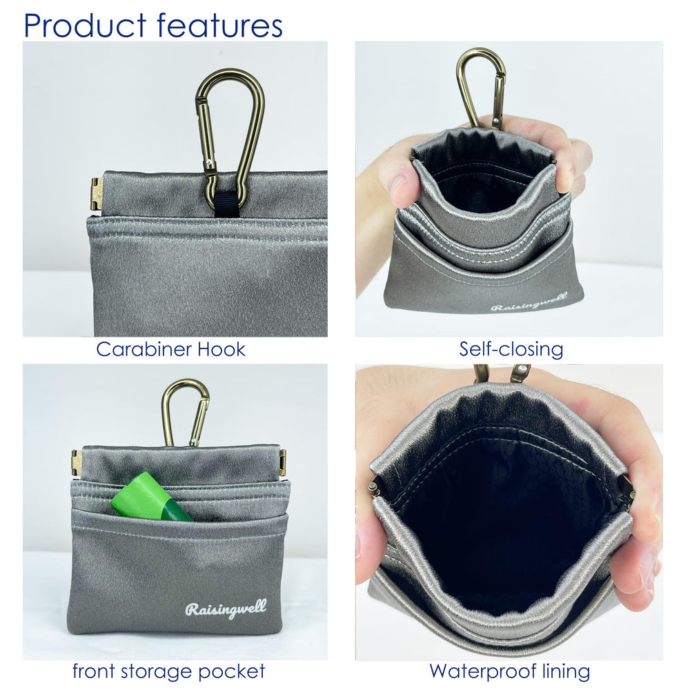 Raisingwell bolsa bronce para paseos; patrón vibrante y fácil de ubicar