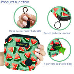 Raisingwell bolsillo interno para bolsas de desecho, práctico durante salidas cortas.