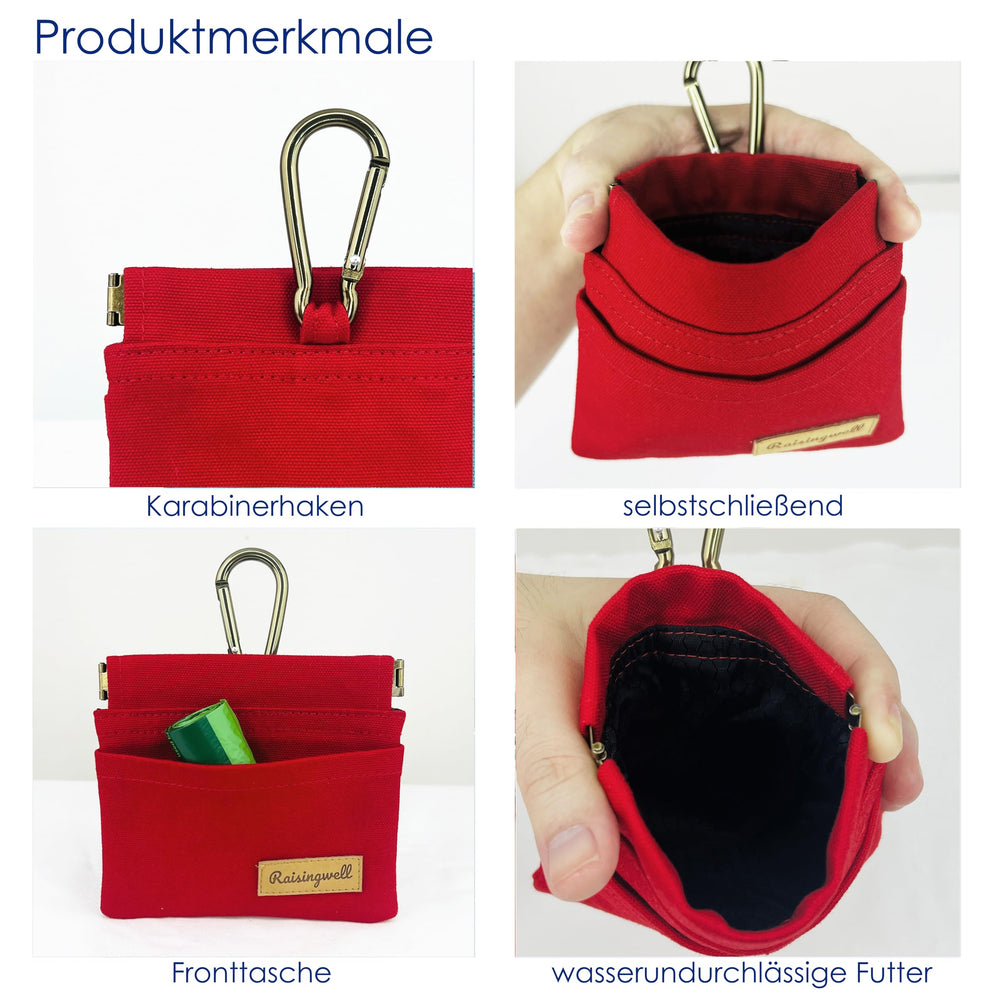 Raisingwell bolsa de colores vivos, añade estilo y visibilidad durante caminatas.