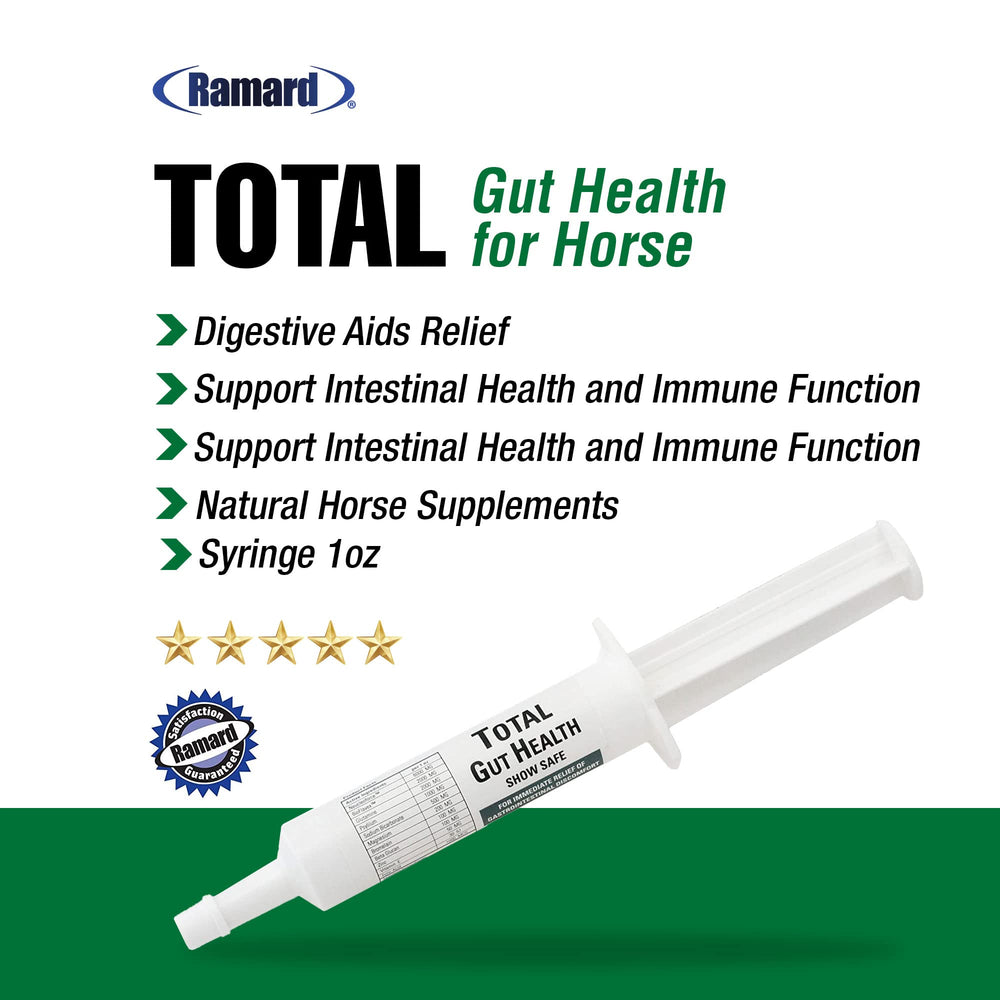 Ramard Salud Total del Intestino Equino, dosis diaria para uso consistente en la alimentación.