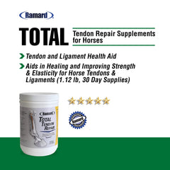 Ramard Total Tendon Repair, envase hecho en USA para calidad veterinaria.