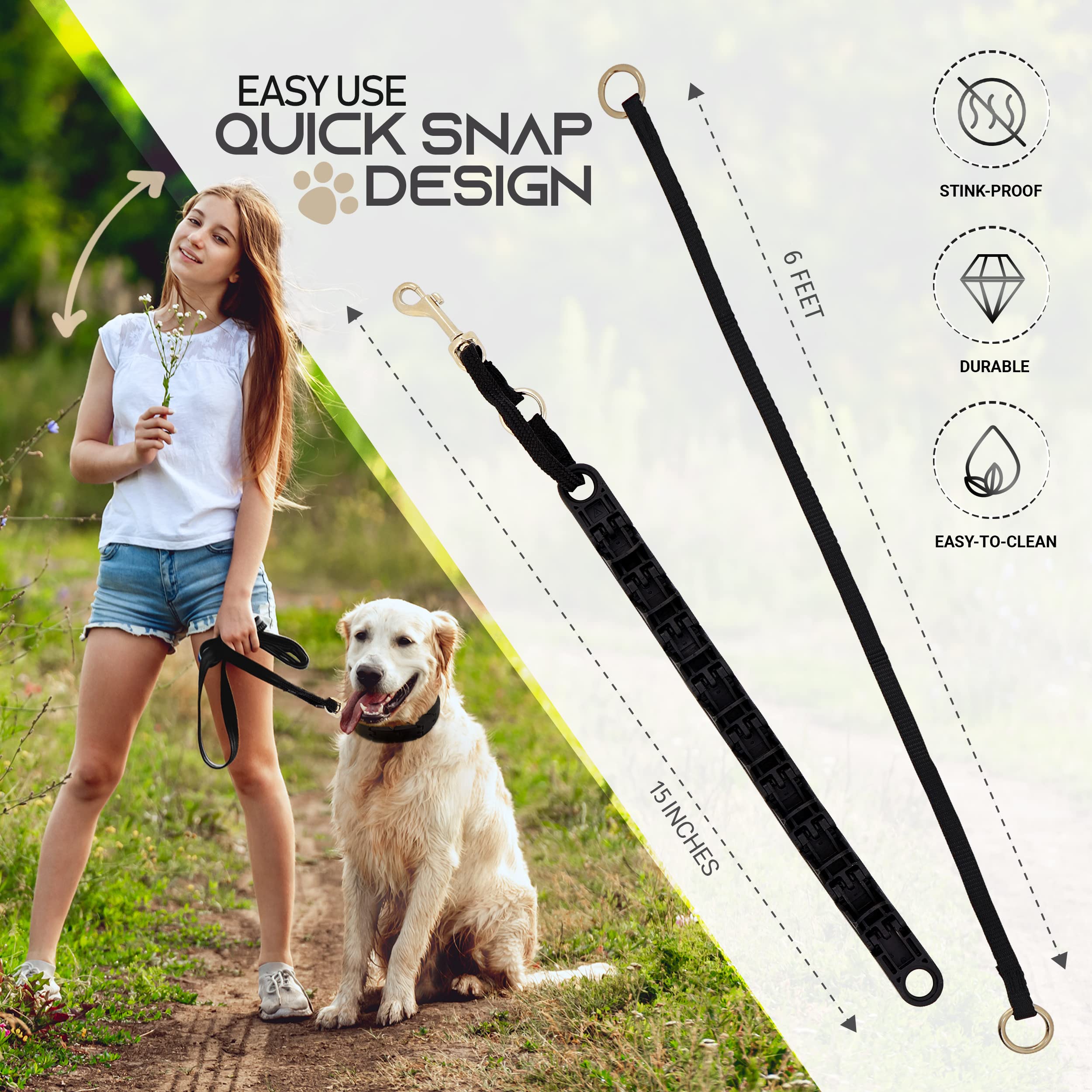 Ram-Pro collar de púas para entrenamiento, ajuste cómodo para el cuello