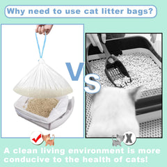 Paquete de valor de 120 bolsas en dos rollos para instalación rápida.