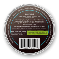 Raw Paws aplicación nariz: crema cremosa para uso diario y confort inmediato.
