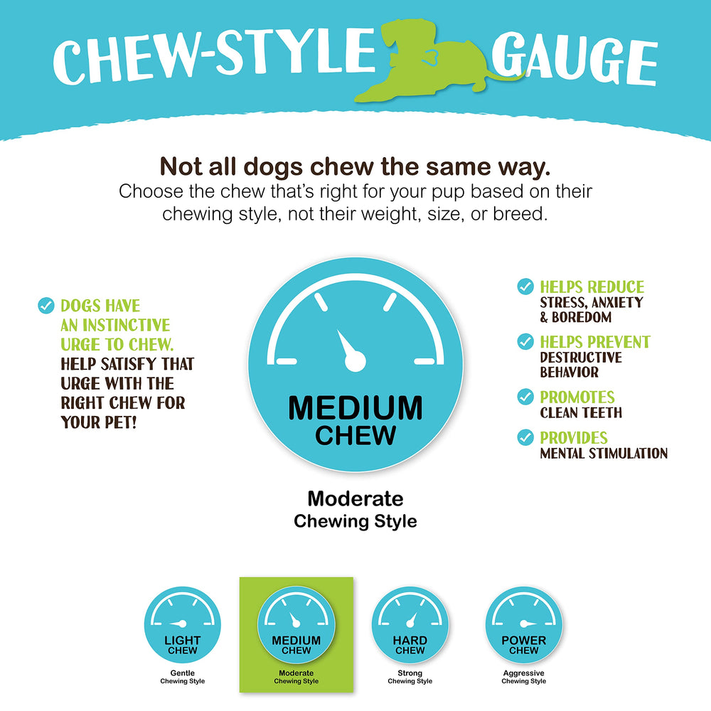 Raw Paws palitos bully para salud dental, limpieza suave de dientes.