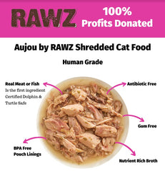 Rawz Aujou Aku, embalaje compacto de 8 sobres listo para usar.