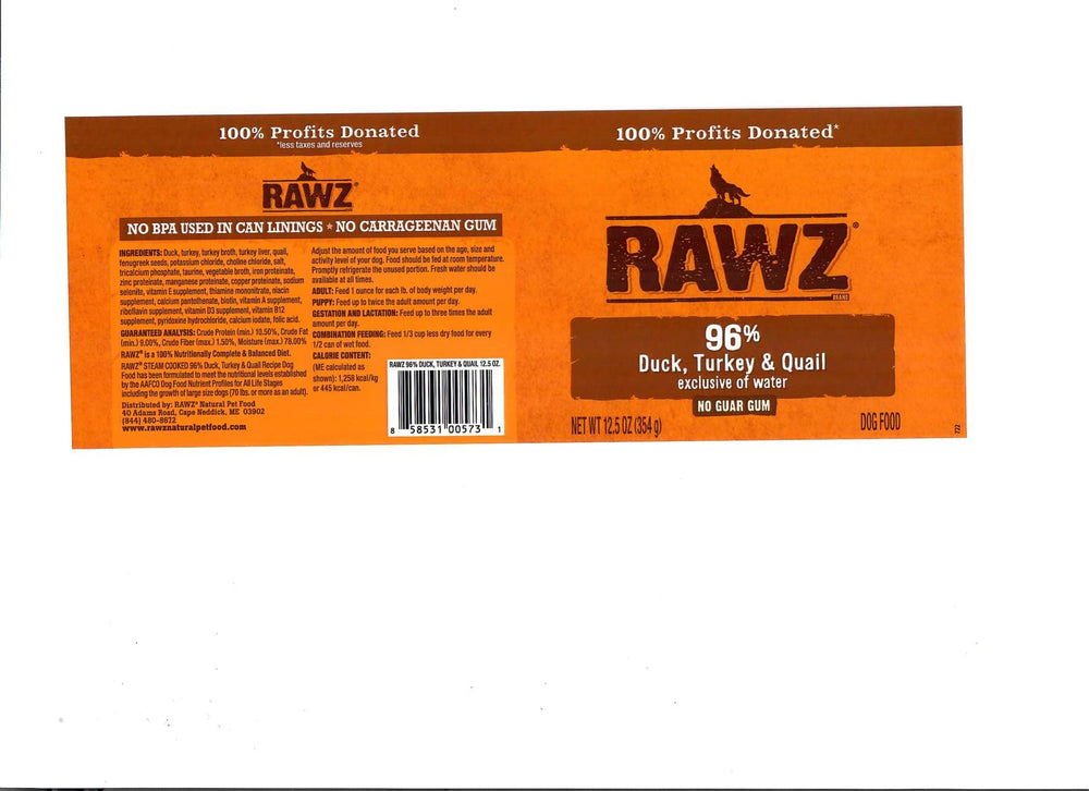 Rawz lata sin BPA en el recubrimiento para mayor seguridad.