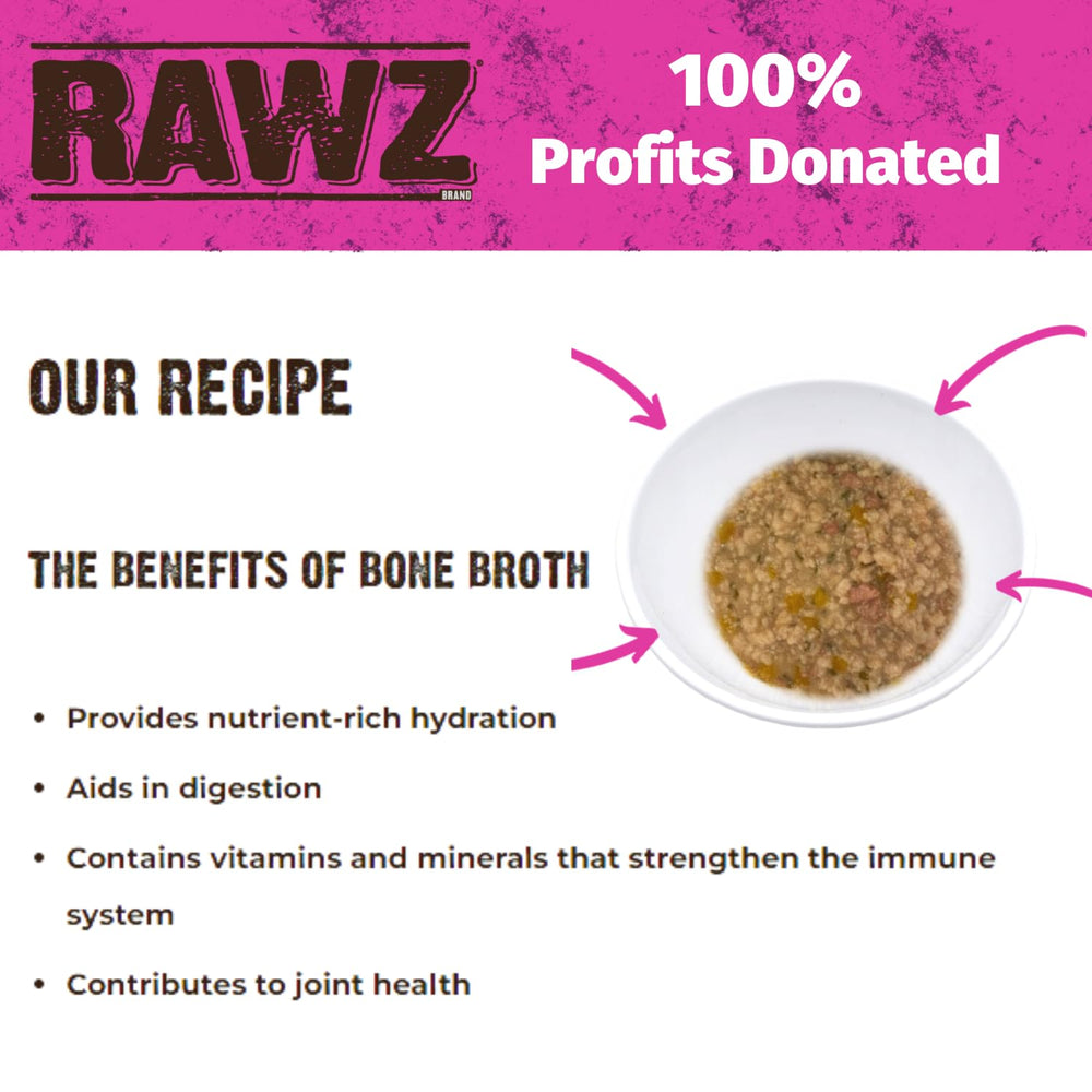 RAWZ paquete de 18 latas: conveniencia para varias comidas.