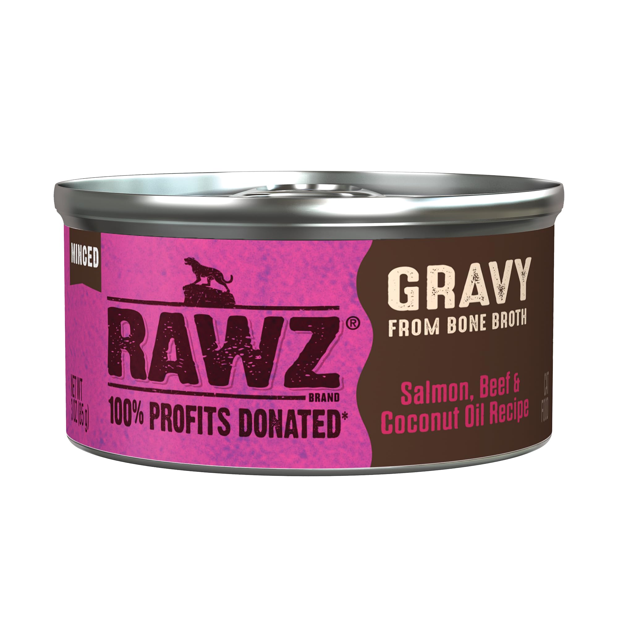 RAWZ picada ternera en lata: proteína de calidad para una comida sabrosa.
