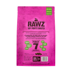 Rawz proteína alta, bajo carbohidratos, apoyo a una dieta equilibrada para gatos.