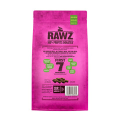Rawzreg primeros siete ingredientes de aves para una dieta natural y fácil digestión.
