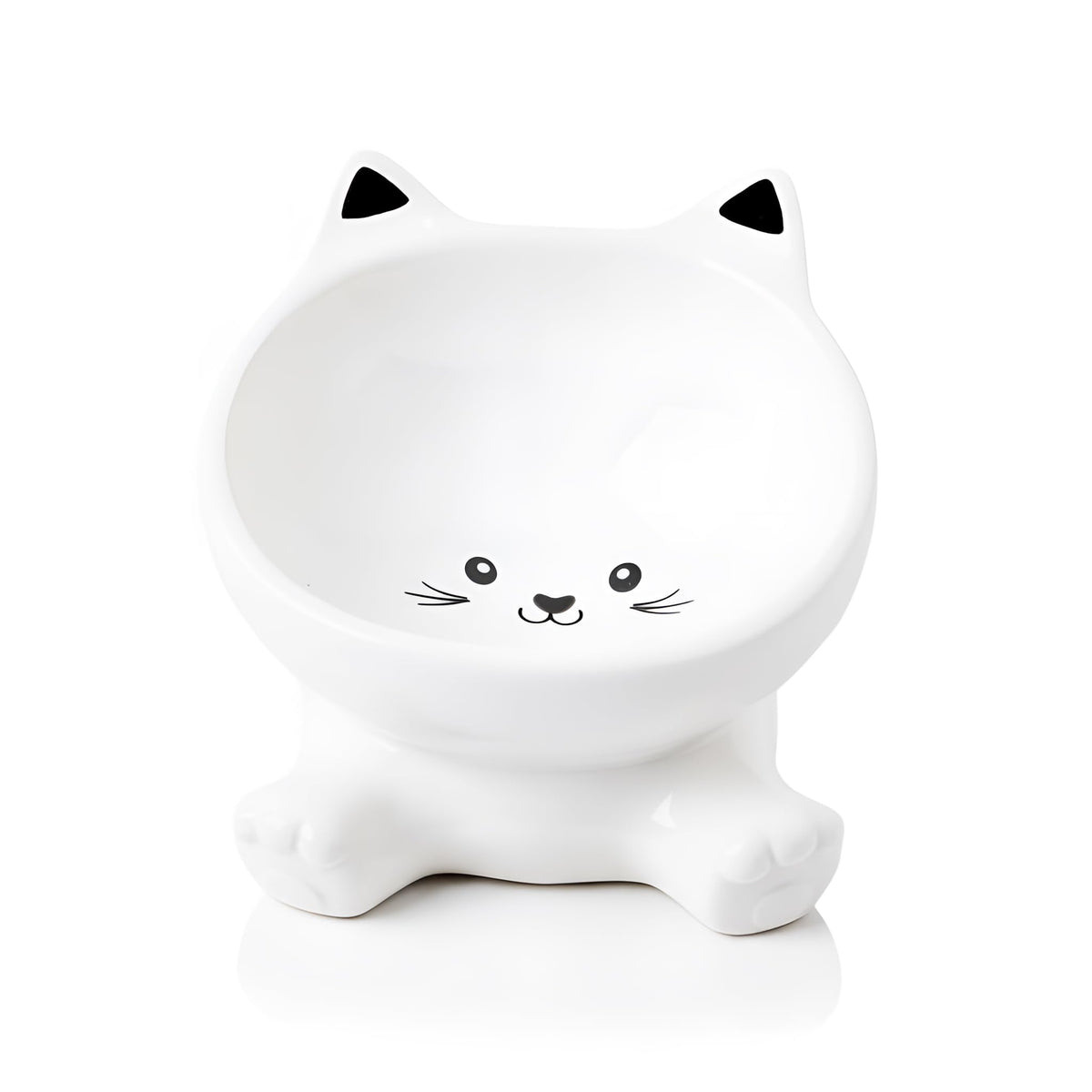 Raytrue-X tazón gato elevado 4,9 pulgadas para comodidad al comer