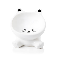 Raytrue-X tazón gato elevado 4,9 pulgadas para comodidad al comer
