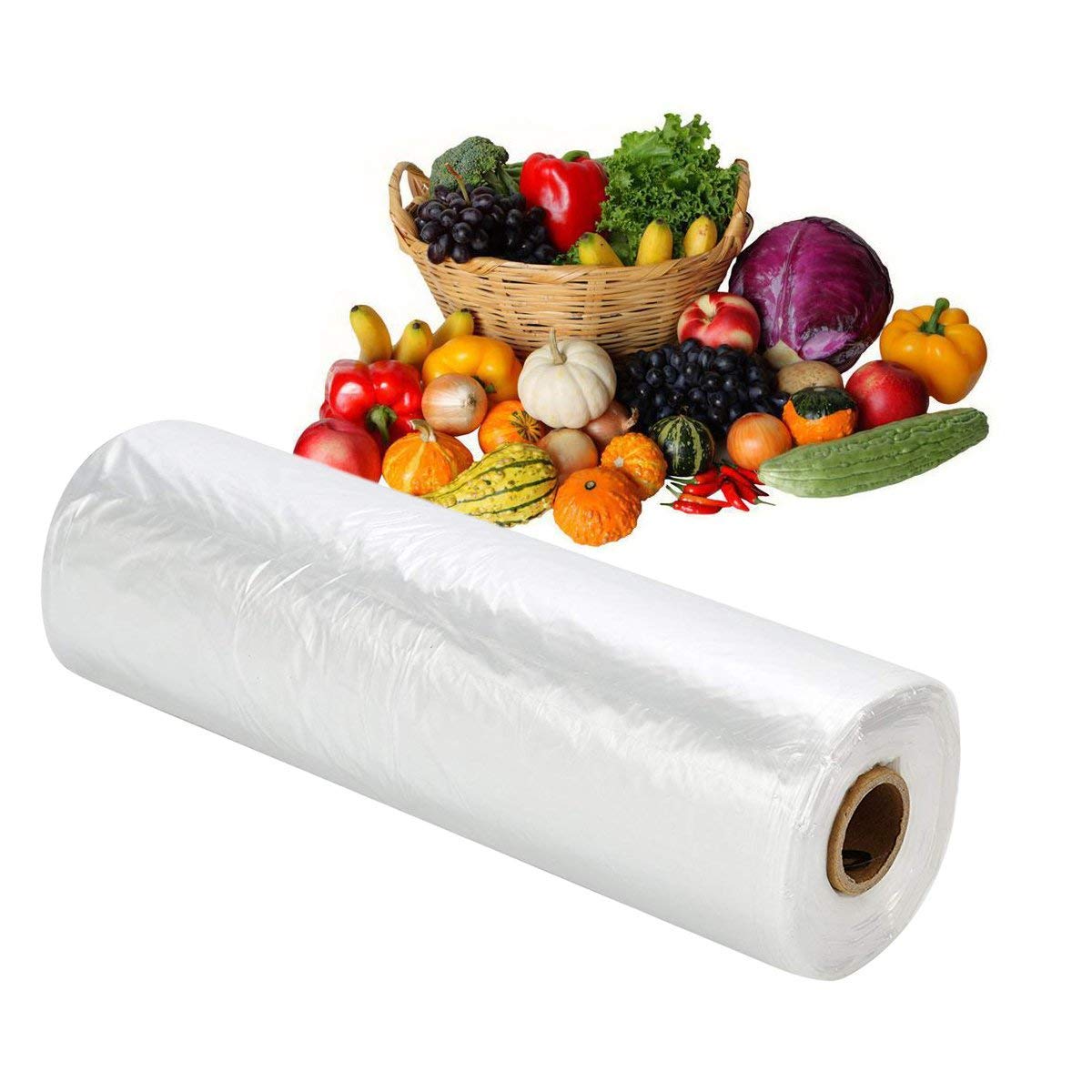 RBHK bolsas plasticas 12x16 en rollo para almacenamiento de alimentos