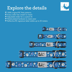 RC Pets Clip Collar con anilla en D de níquel para mayor durabilidad.