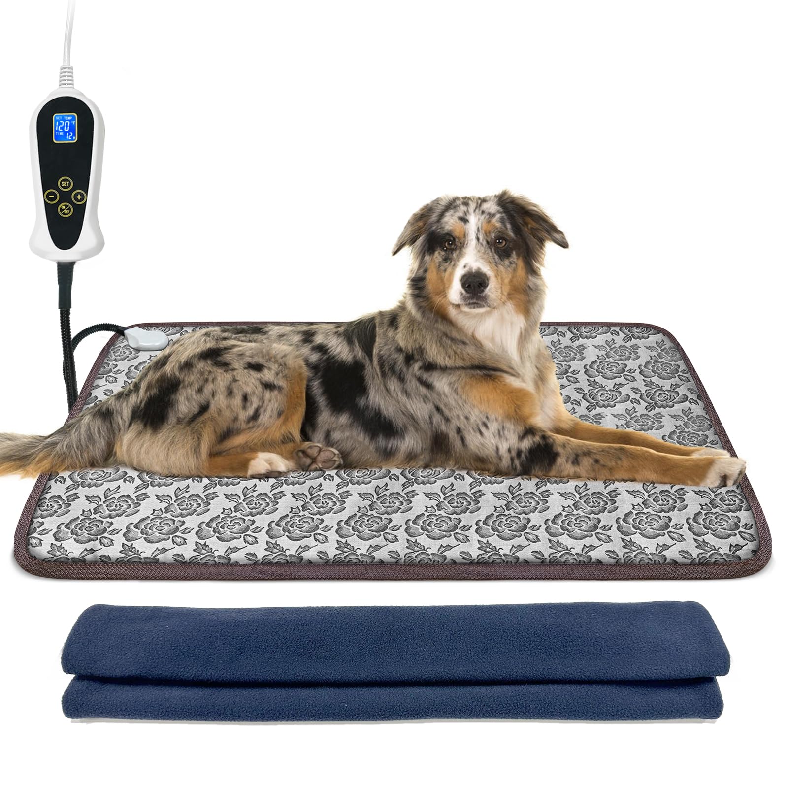 RC SLL almohadilla calefactante para perros grandes, cómoda para siestas.