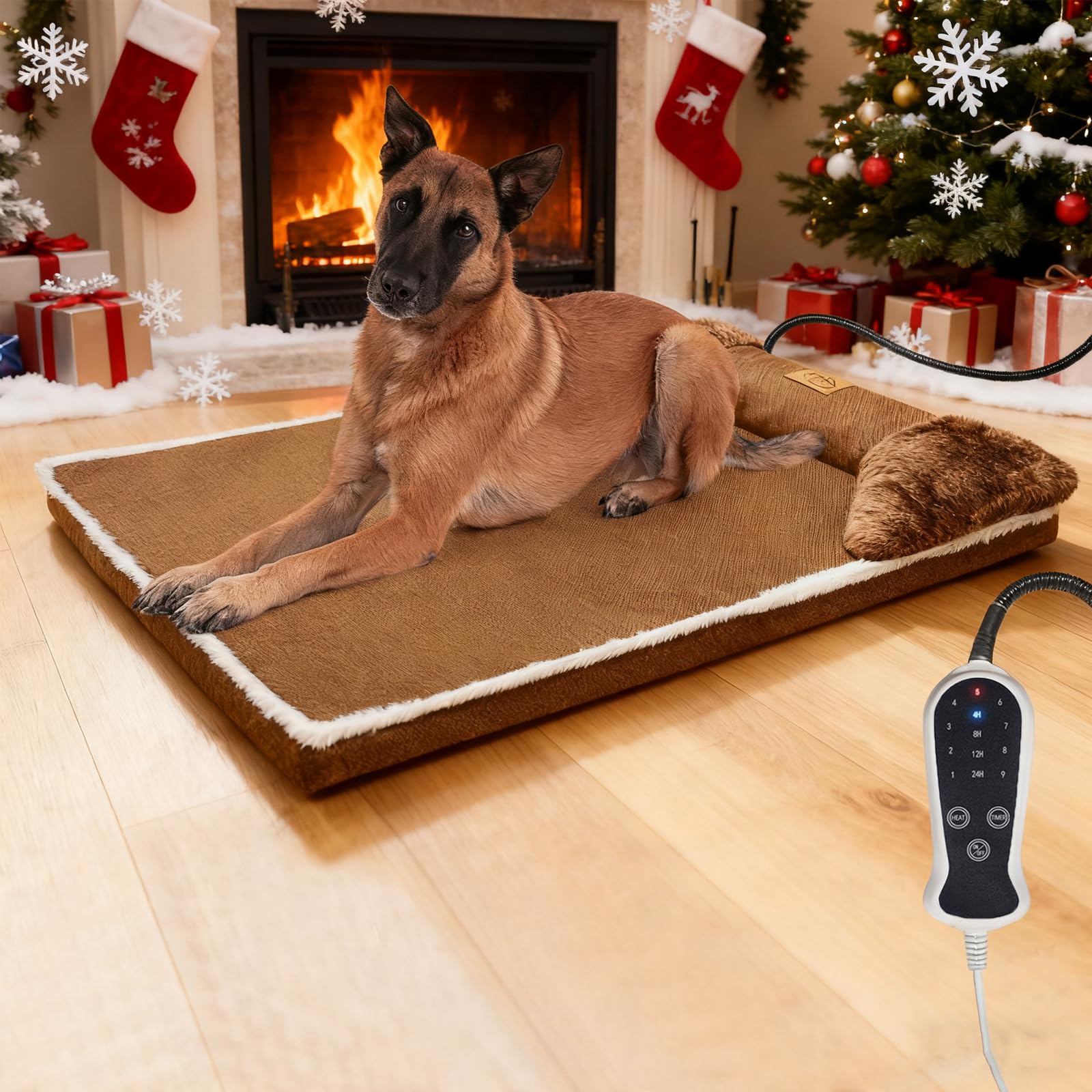 Cama RC SLL para perros grandes 40x27, descanso cálido y cómodo.