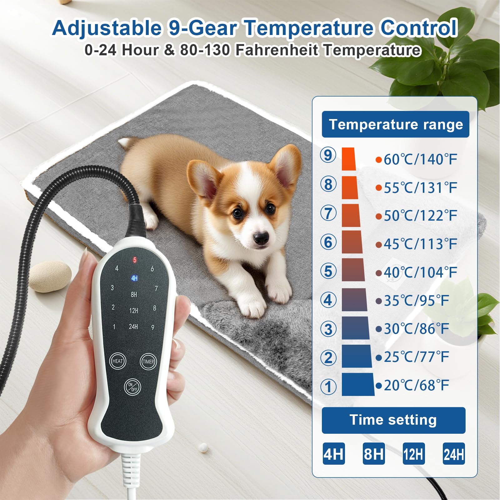 RC SLL Control-temperatura, ajuste preciso para mantener a tu mascota abrigada.