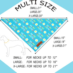 Realeaf bandana Pascua para perro, accesorio reversible para looks variados