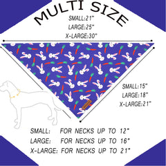 Bandana Realeaf de Pascua de doble capa, duradera para juego diario de perros.