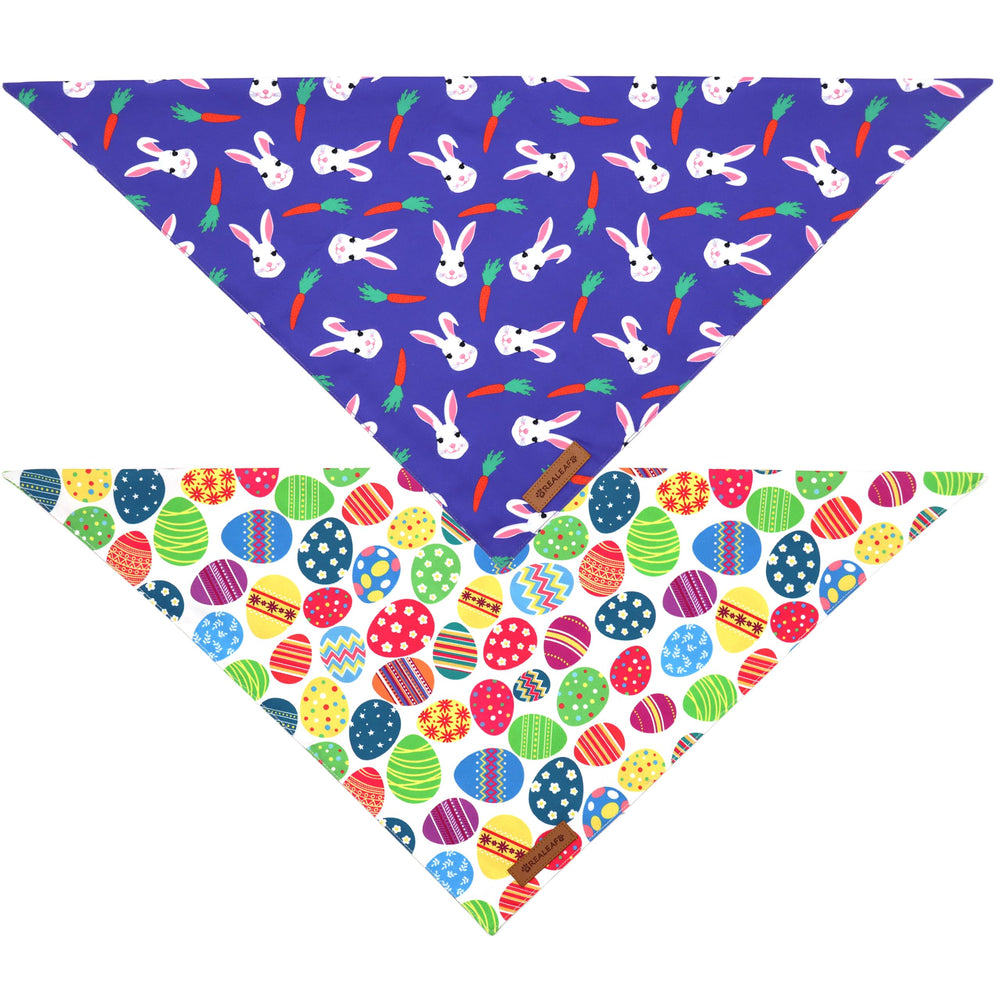 Bandana de Pascua Realeaf con tallas para perros, ajuste cómodo para S, L y XL.