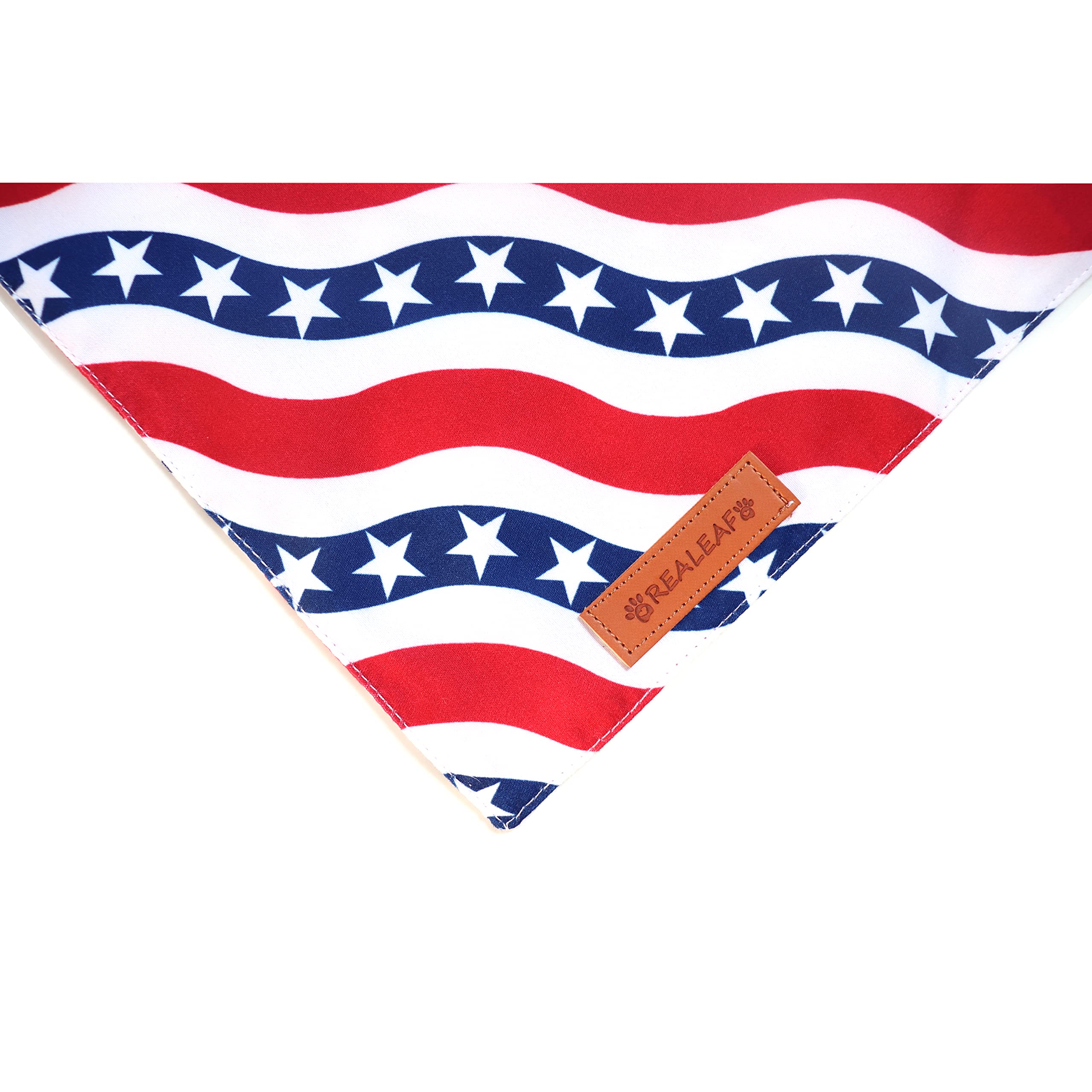 Bandana patriótica de Realeaf para fiestas y sesiones fotográficas.