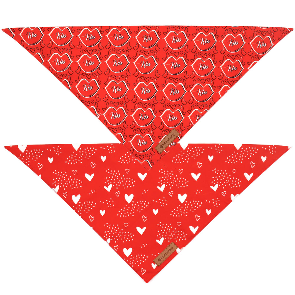 Realeaf bandana, talla ajustable, cómodo ajuste para cuello del perro.