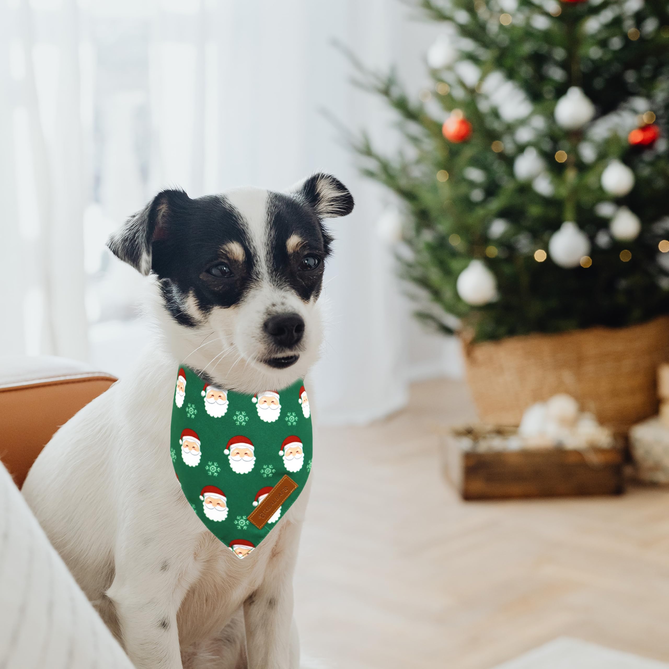 Realeaf bandana navidad para gatos, estilo festivo y uso diario
