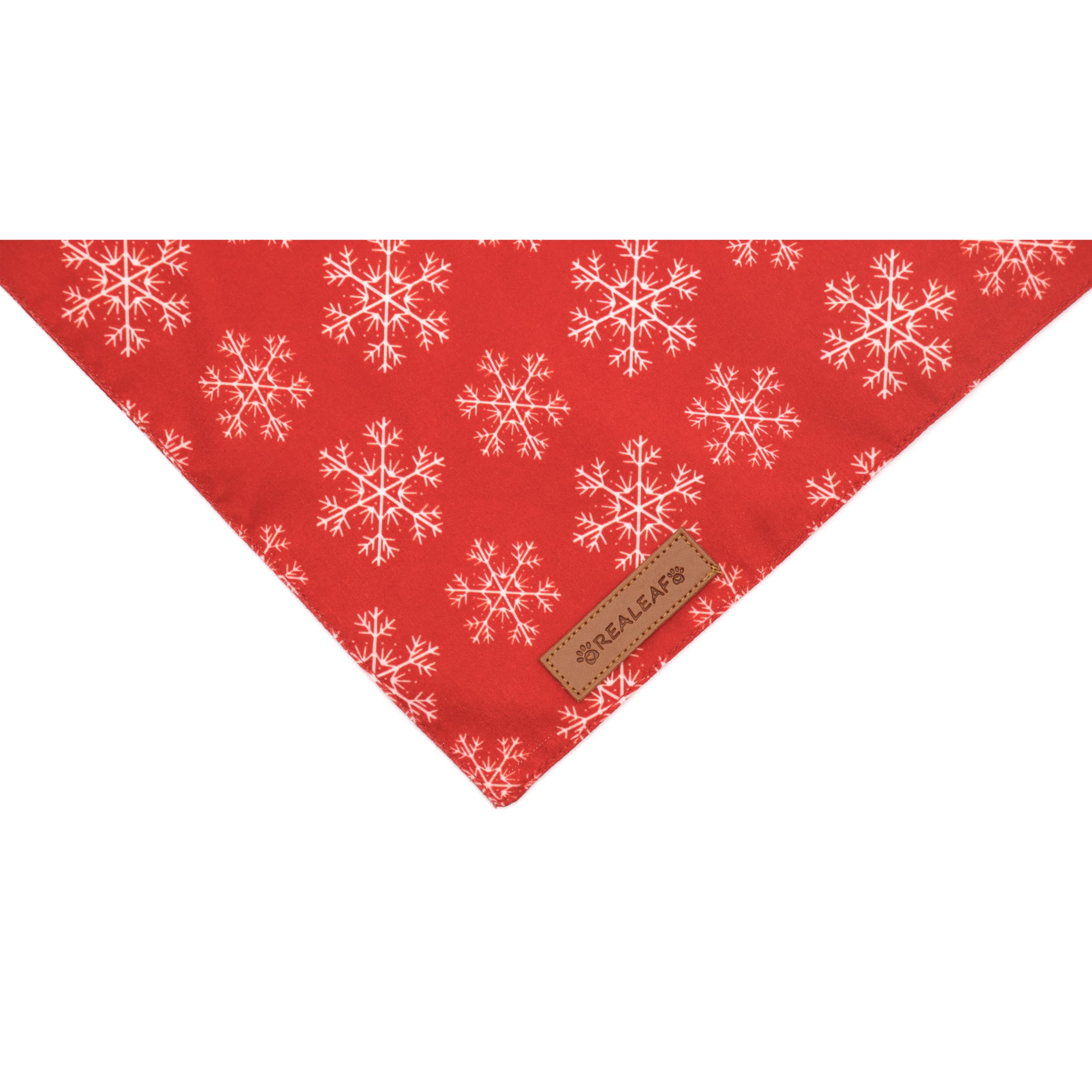 Bandana navidad tamaño mediano de Realeaf, ideal para perros de tamaño medio