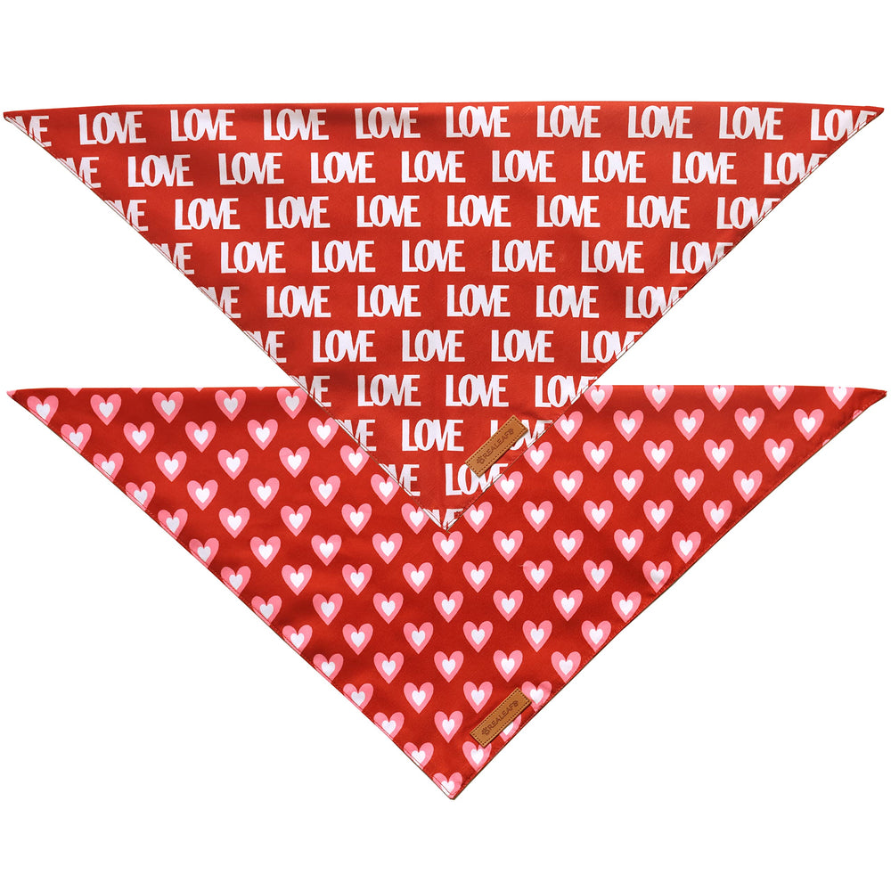 Bandanas Realeaf con tres tallas para perros; se adaptan a diferentes tamaños para mayor comodidad.