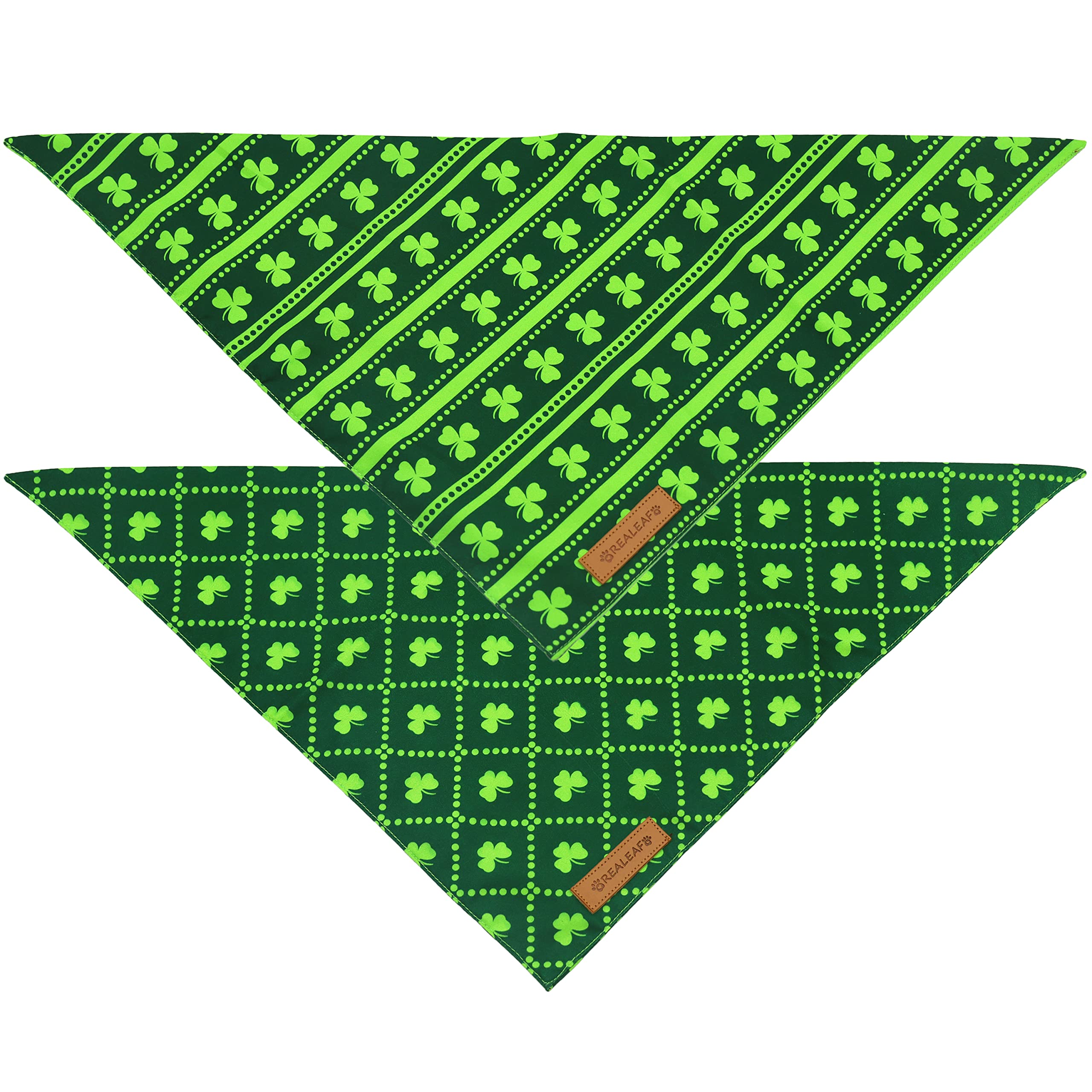 Realeaf Bandanas tamaño pequeño para perro, ajuste cómodo y seguro.