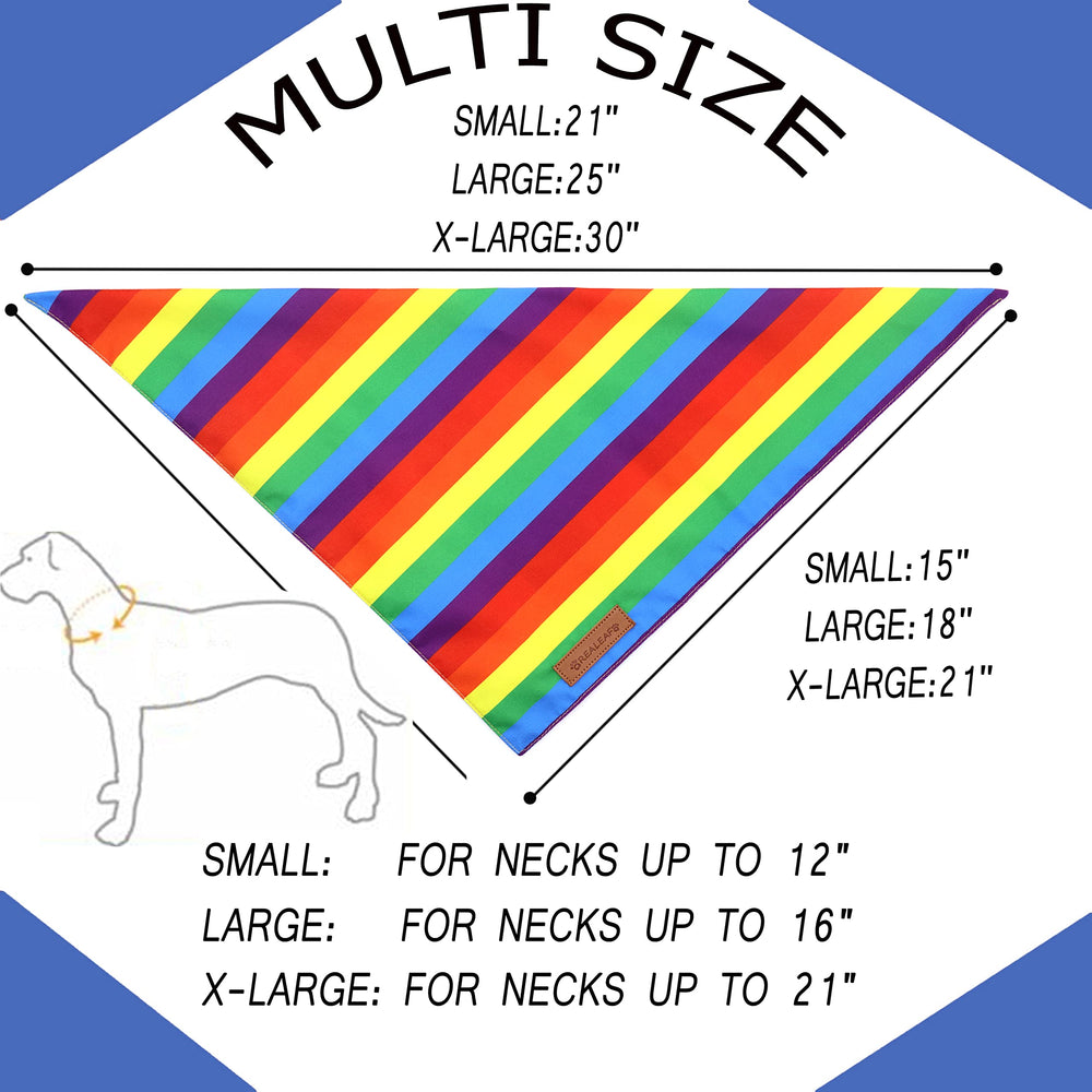 Realeaf Pride Bandana detalle arcoíris, destaca durabilidad de doble capa para aventuras al aire libre.