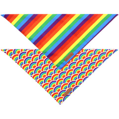 Realeaf Pride Bandana tamaño grande, ajuste cómodo para perros de razas grandes.