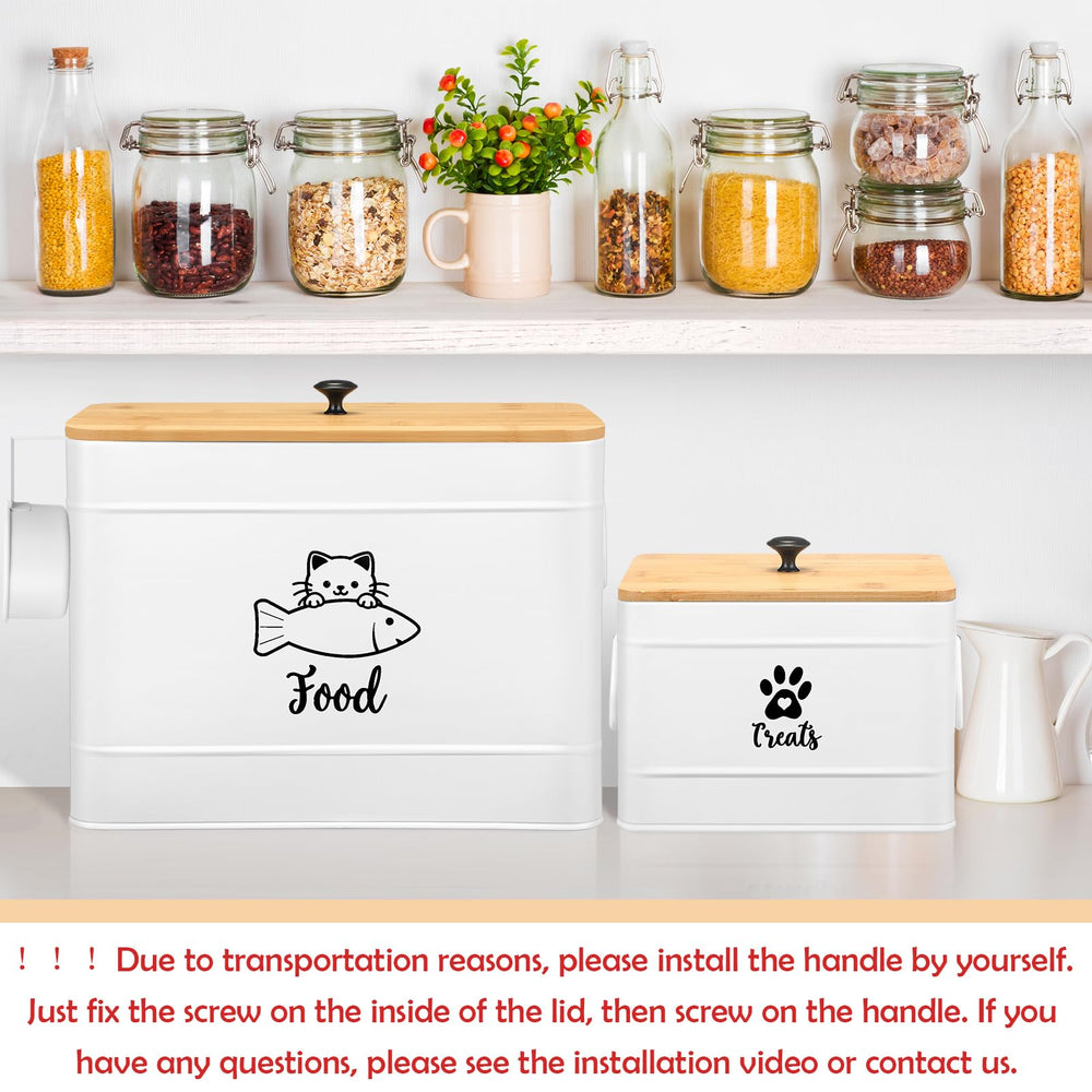 Reallnaive gran capacidad para golosinas y comida de gatos.