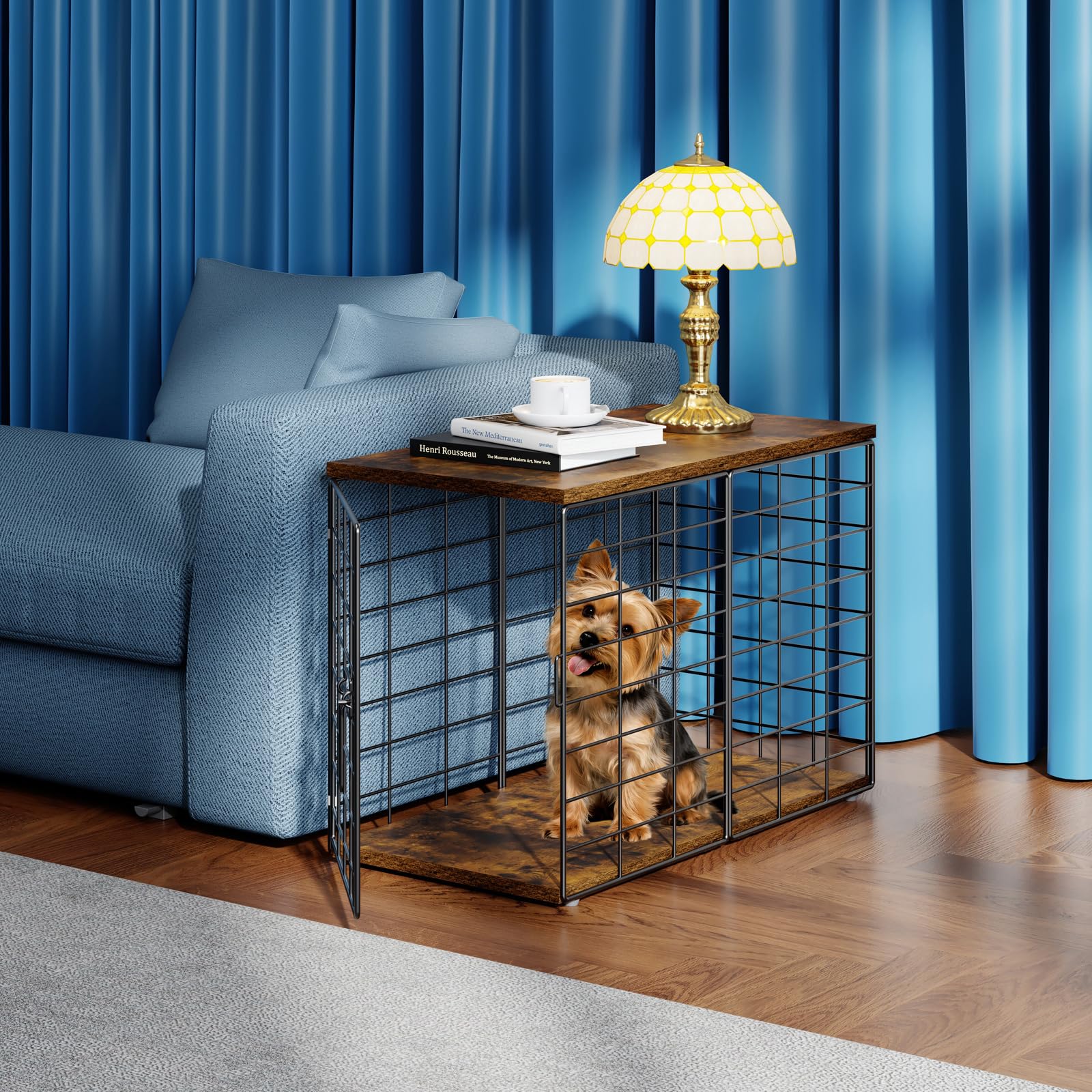 Rechgosh jaula de interior con diseño moderno, se integra al estilo del hogar.