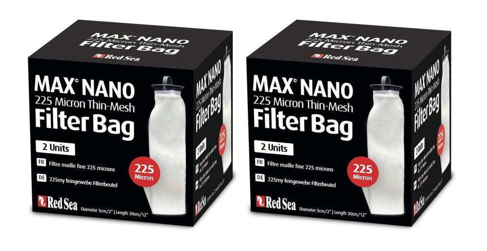 Red Sea Max Nano: bolsa filtrante 225 μm para retener partículas en acuarios