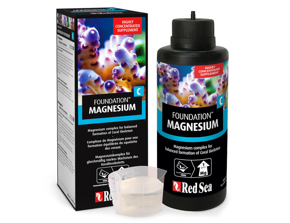 Red Sea Reef Foundation C Mg, botella de 1 L para regular magnesio en arrecifes.