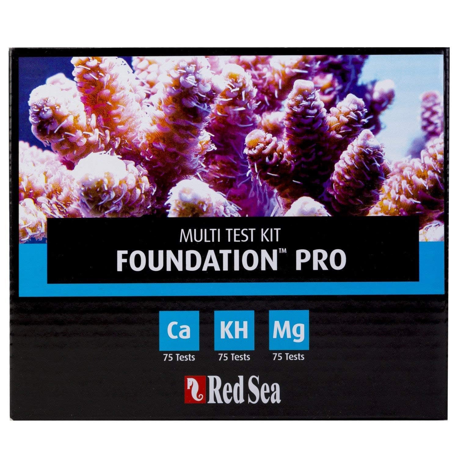 Red Sea Reef Foundation Pro prueba de magnesio para apoyar crecimiento de corales y estabilidad