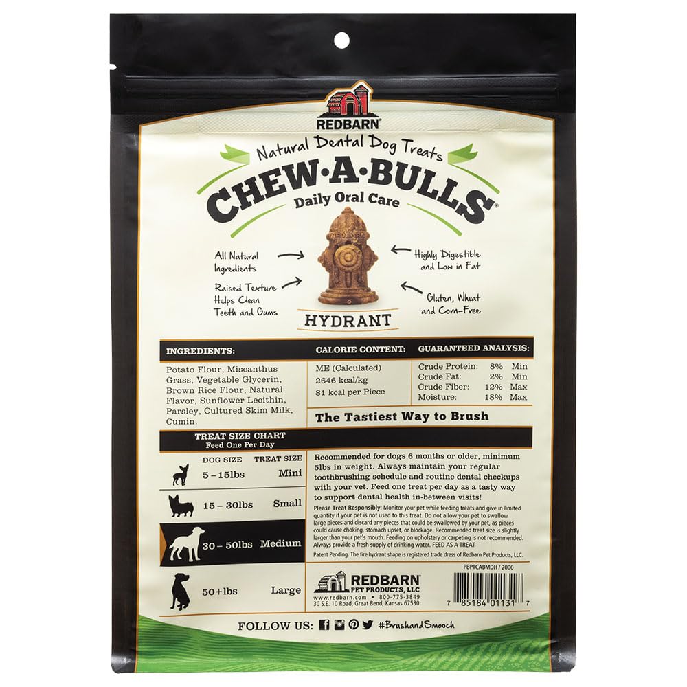 Redbarn Chew-A-Bulls calidad y cuidado desde 1996