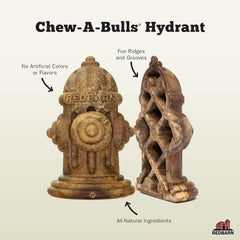 Redbarn Chew-A-Bulls forma de hidrante mediana para masticación agradable