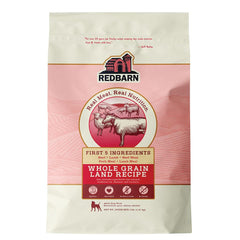 Redbarn empaque frontal de ternera con grano entero para perros.