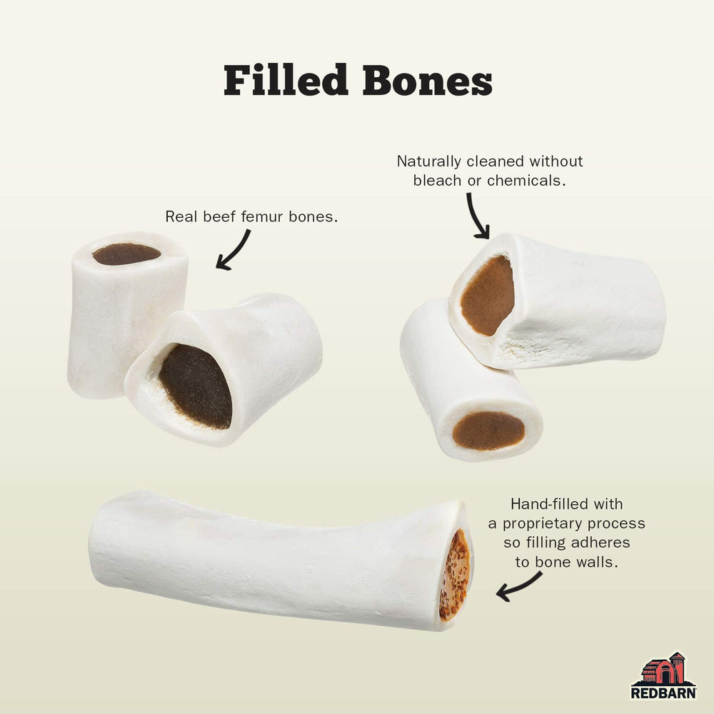 Redbarn hueso femur bovino natural, apto para gusto y salud dental