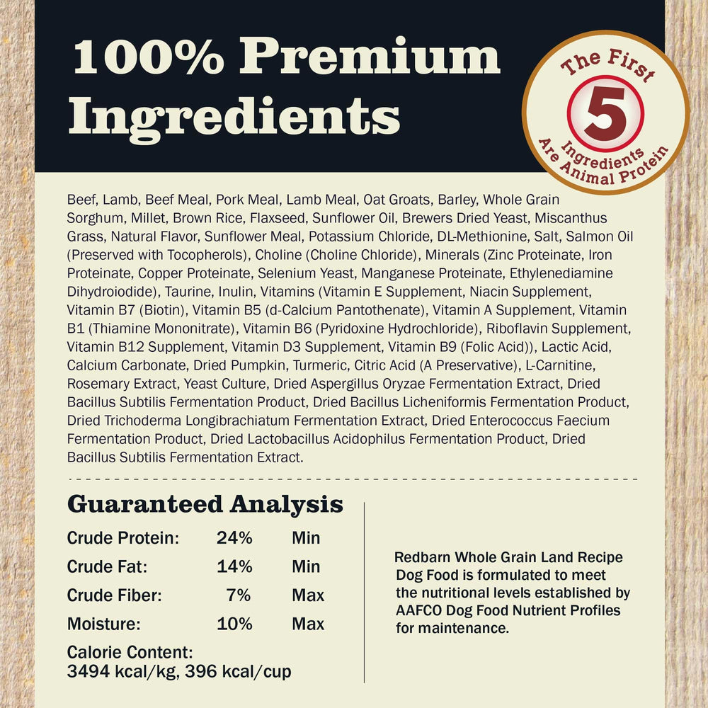 Redbarn ingredientes digestivos podrían favorecer una digestión suave.